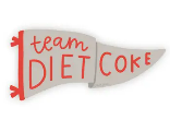 Team Diet Coke Decal Sticker