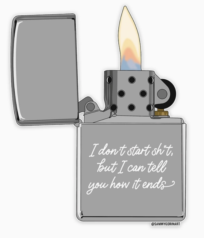 Vigilante Lighter TS Sticker