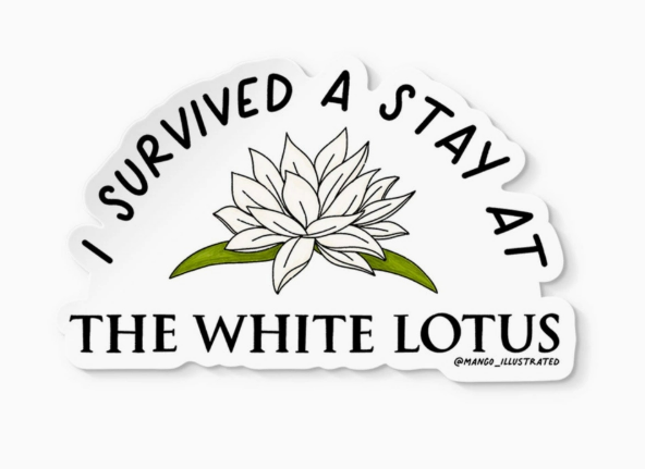 I Survived the White Lotus Sticker