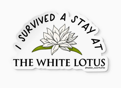 I Survived the White Lotus Sticker