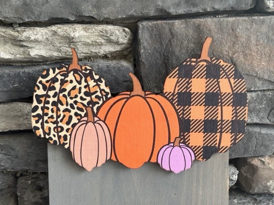 Group of Pumpkins Topper