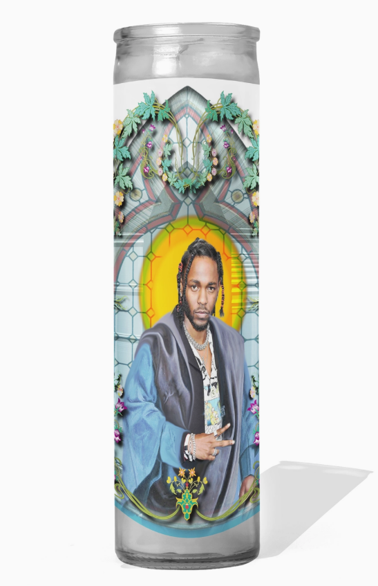 Kendrick Lamar Celebrity Prayer Candle