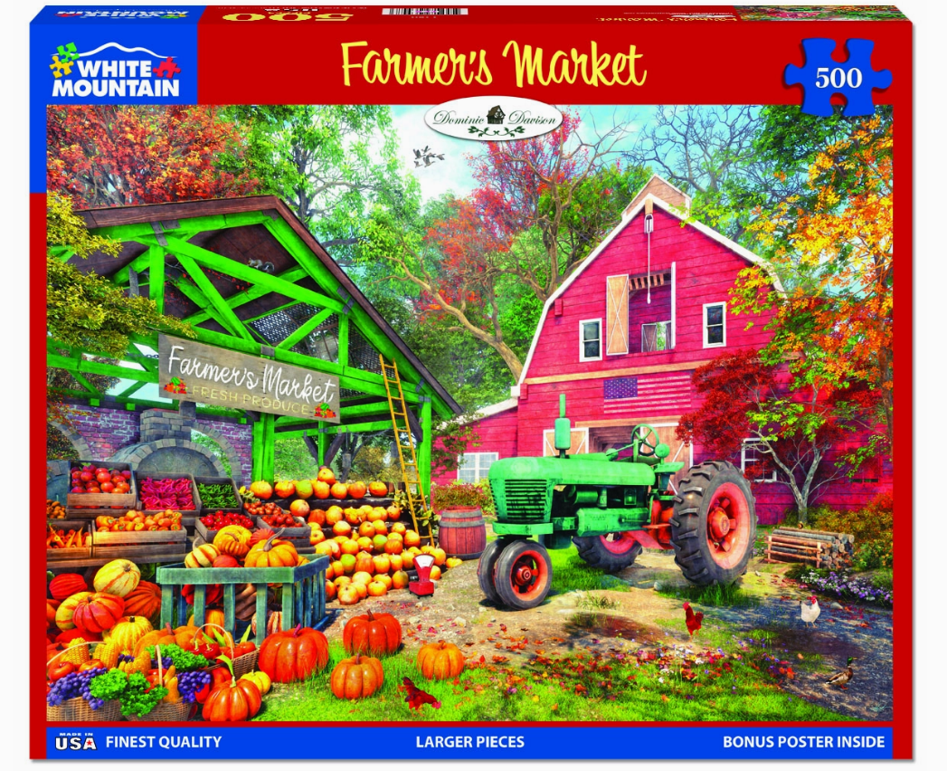 Farmer's Market - 500 Piece Jigsaw Puzzle