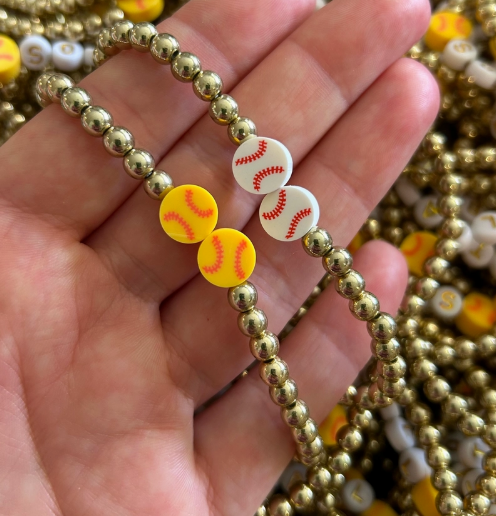 Baseball + Softball Stretchy Bracelets