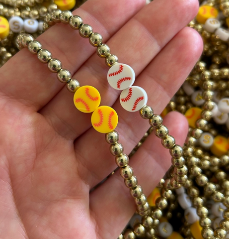 Baseball + Softball Stretchy Bracelets