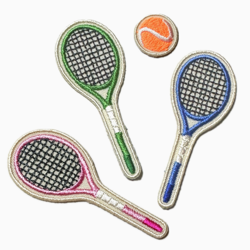 Tennis Embroidered Patch