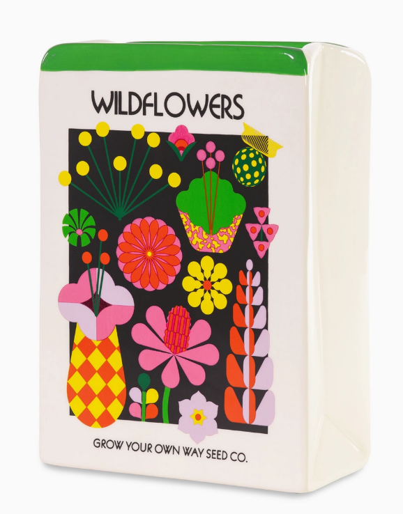 Wildflower Seeds Vase