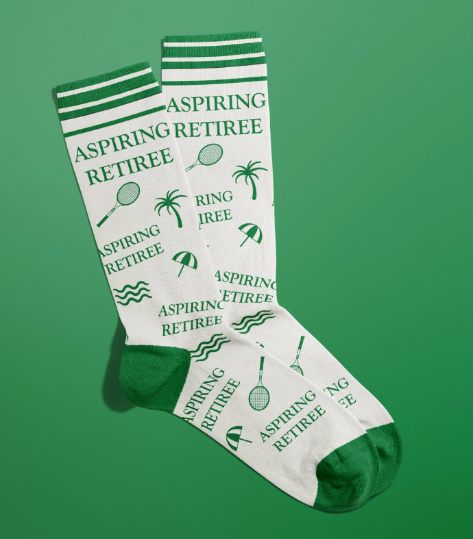 Aspiring Retiree Socks