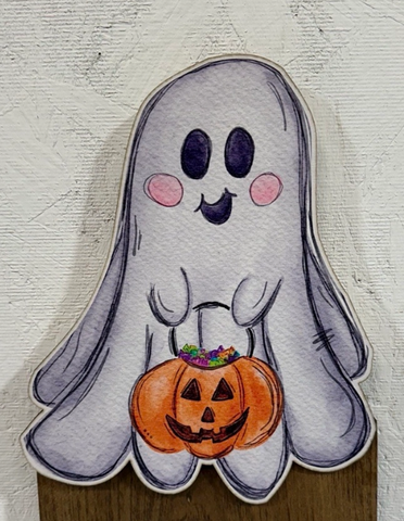 Trick or Treat Ghost Topper