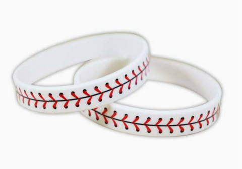 Baseball Silicone Wristbands