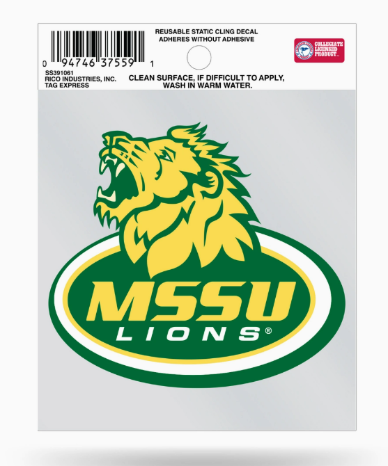 NCAA Missouri Southern State Lions Small Static Cling