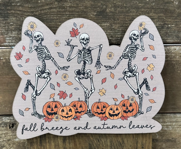 Fall Skeleton Topper