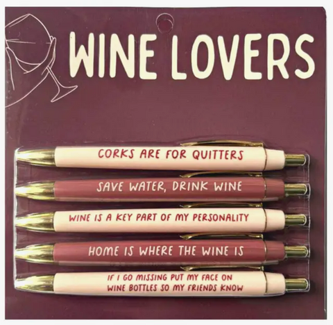 Wine Lovers Pen Set