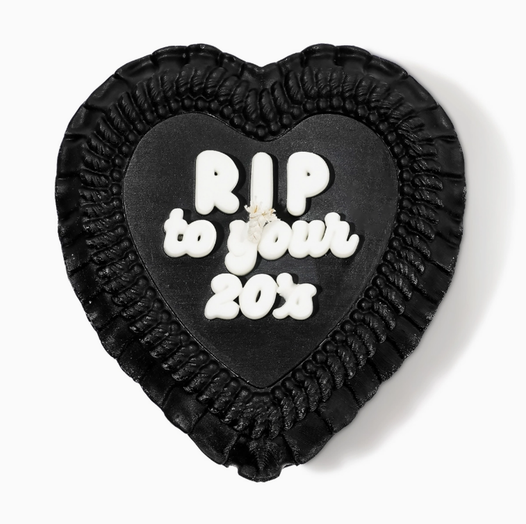 RIP YOUR 20'S Heart Candle