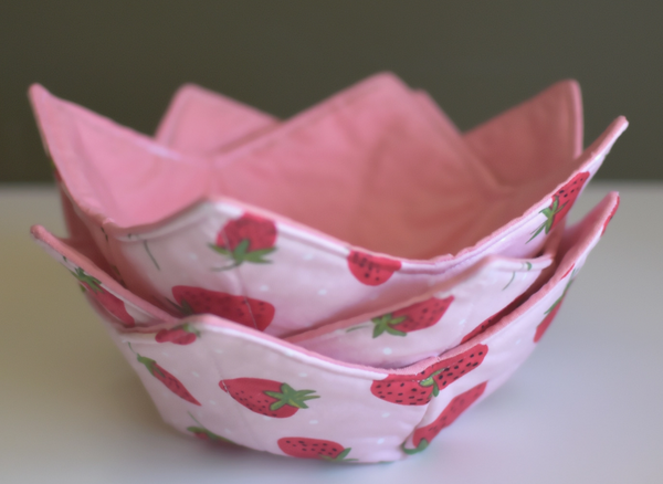 Cute Strawberry Bowl Cozy | Ice Cream Bowl Cozies