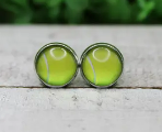 Tennis Ball Stud Earrings