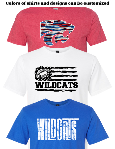 Red, White, or Blue Wildcat
