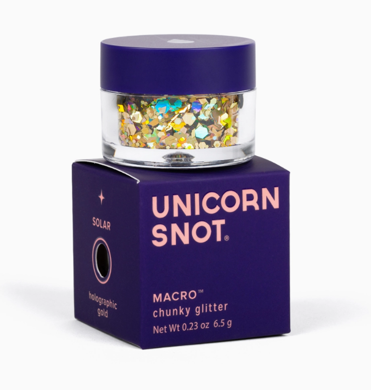 Macro Glitter Chunky Loose Glitter Gold (Solar)