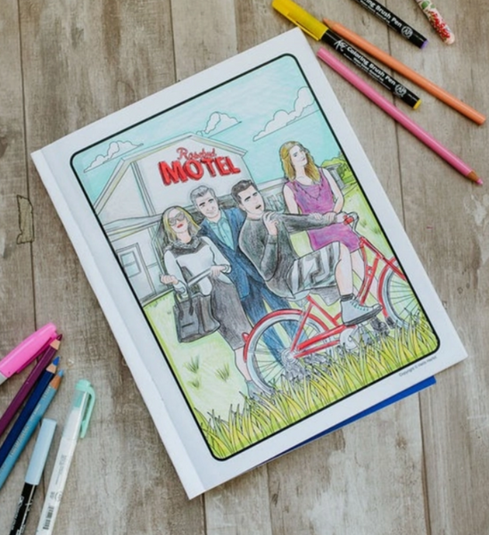 Schitt's Creek Coloring Book