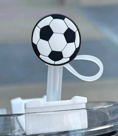 Soccer Straw Topper