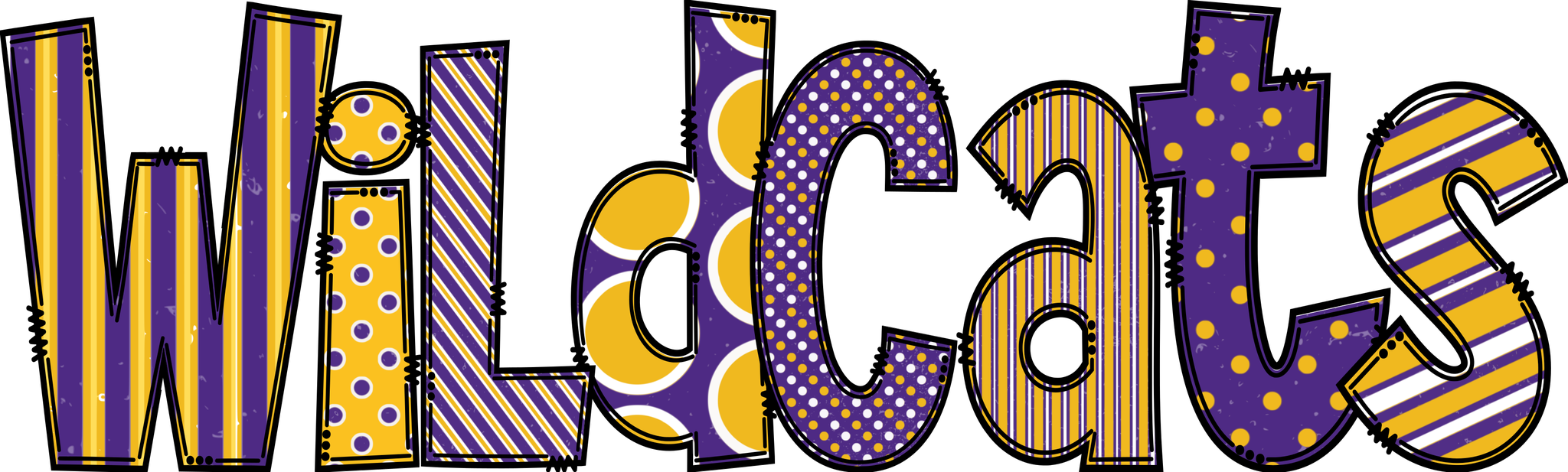 Wildcats Mixed Letters