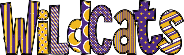 Wildcats Mixed Letters