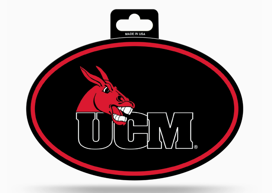 NCAA Central Missouri Full Color Oval Sticker