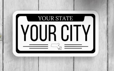Eureka, Missouri State License Plate Vinyl Sticker