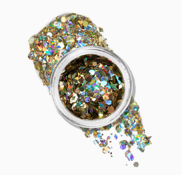 Macro Glitter Chunky Loose Glitter Gold (Solar)