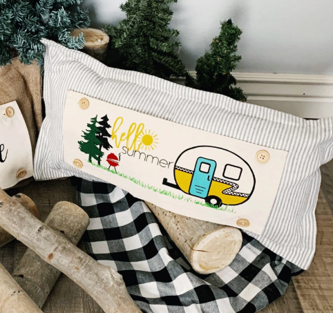 Hello Summer Camper Panel