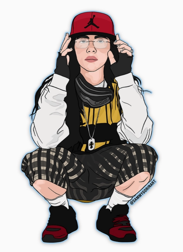 Billie Lunch Sticker