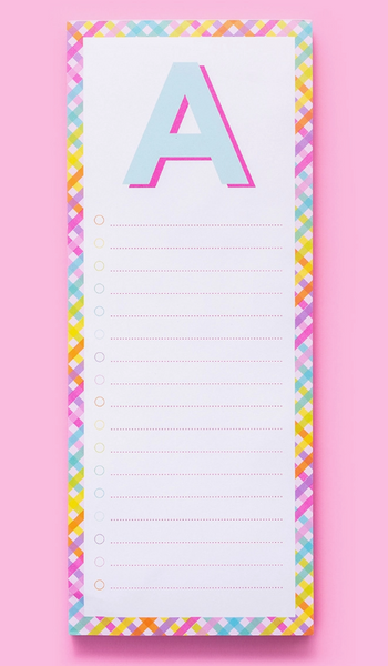 Initial List Pad w/ Magnet