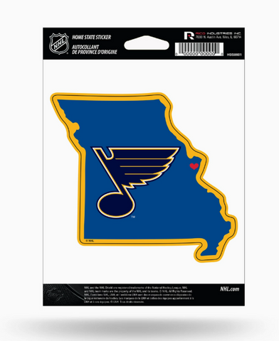NHL St. Louis Blues Home State Sticker