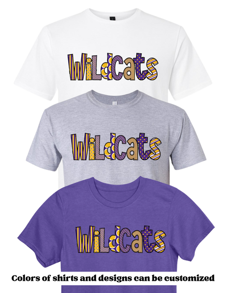 Wildcats Mixed Letters