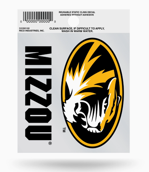 NCAA Missouri Small Static Cling