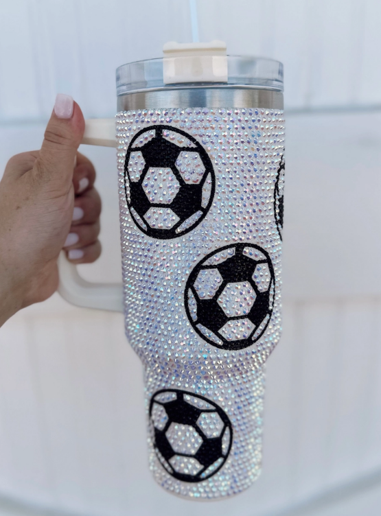 Soccer Crystal Tumbler