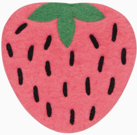 Berry Sweet Felt Wool Trivet