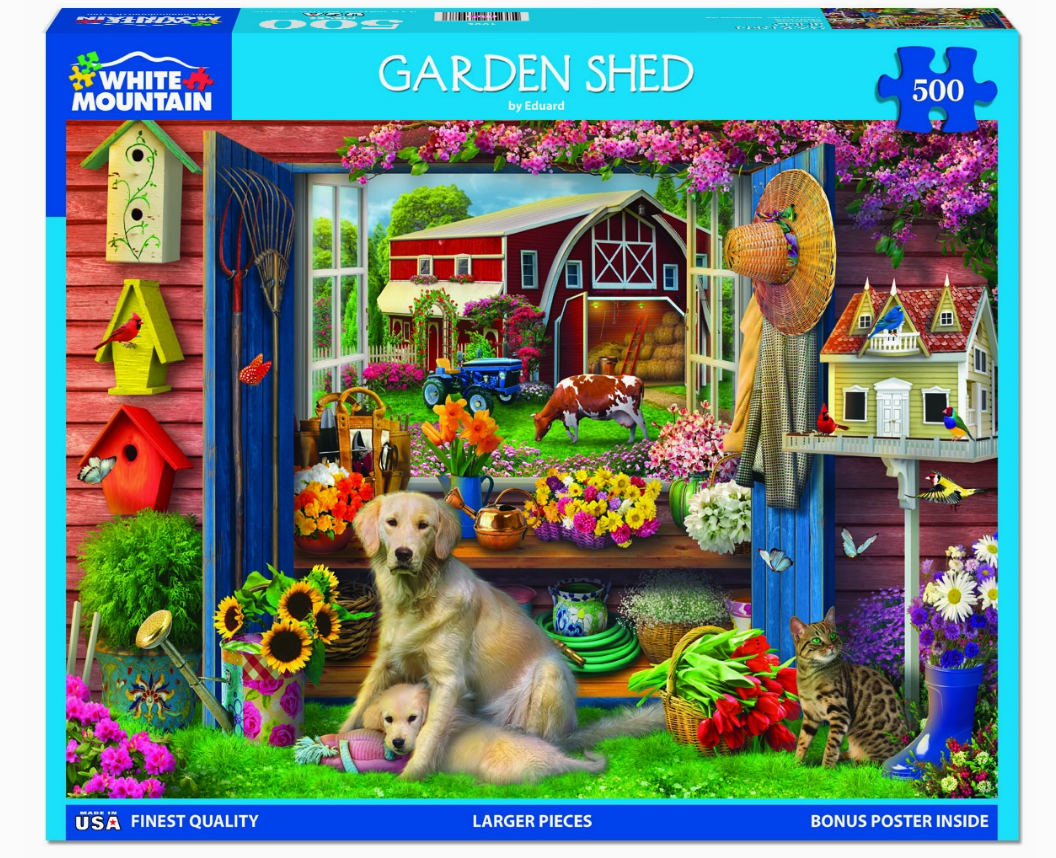 Garden Shed - 500 Piece Jigsaw Puzzle