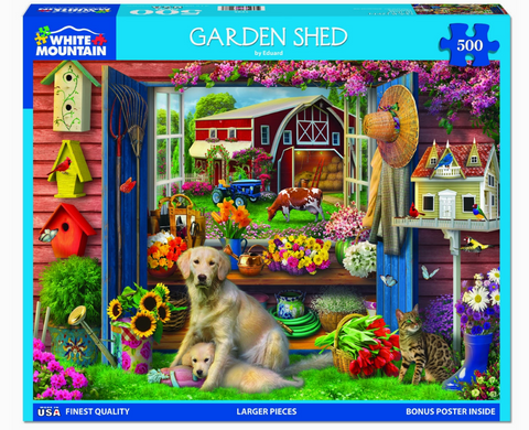 Garden Shed - 500 Piece Jigsaw Puzzle
