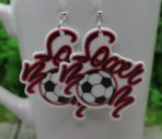 Soccer Mom Dangle Earrings