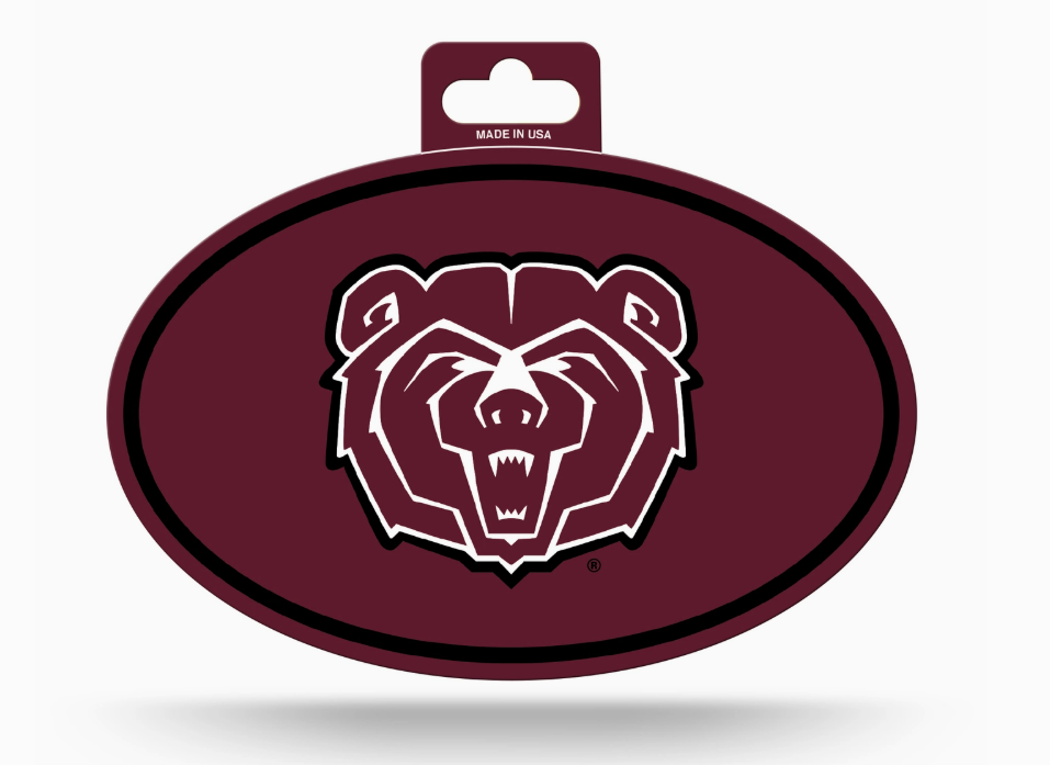 NCAA Missouri State Full Color Oval Sticker