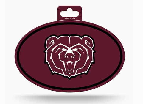 NCAA Missouri State Full Color Oval Sticker