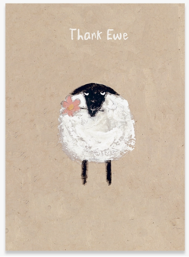 Thank Ewe - Carte Thank You Card