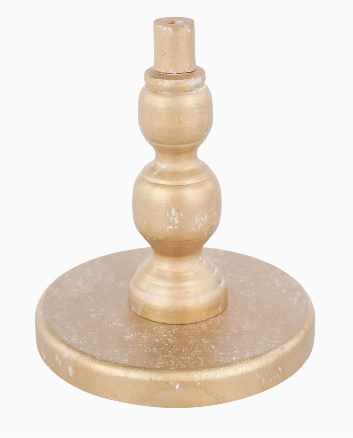 Decorative golden wooden topper for welcome signs or other sign