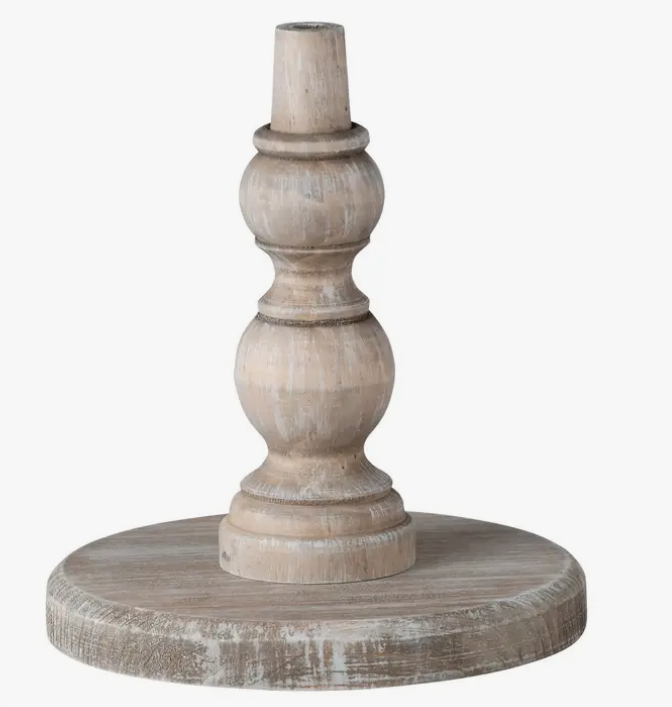 Neutral Wood Base for Toppers