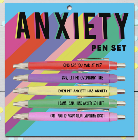 Anxiety Pen Set